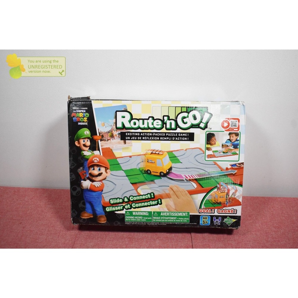 Epoch Everlasting Play Super Mario Route 'N Go Board Game